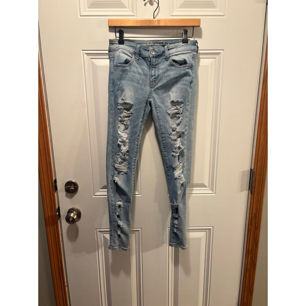 American Eagle Distressed Jeggings size 2